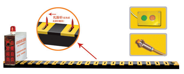 柳州鱼峰区V3嵌入式闯岗自动扎胎器/阻车器
